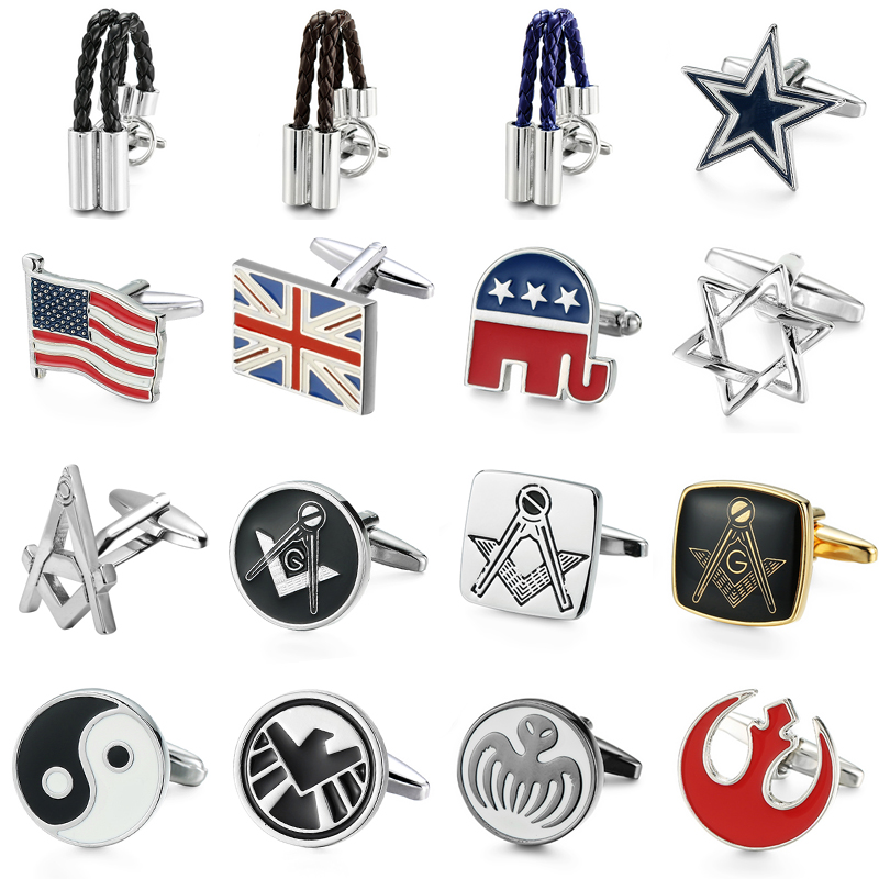 Men'S Accessories High End - Классические мужские запонки для рубашки во