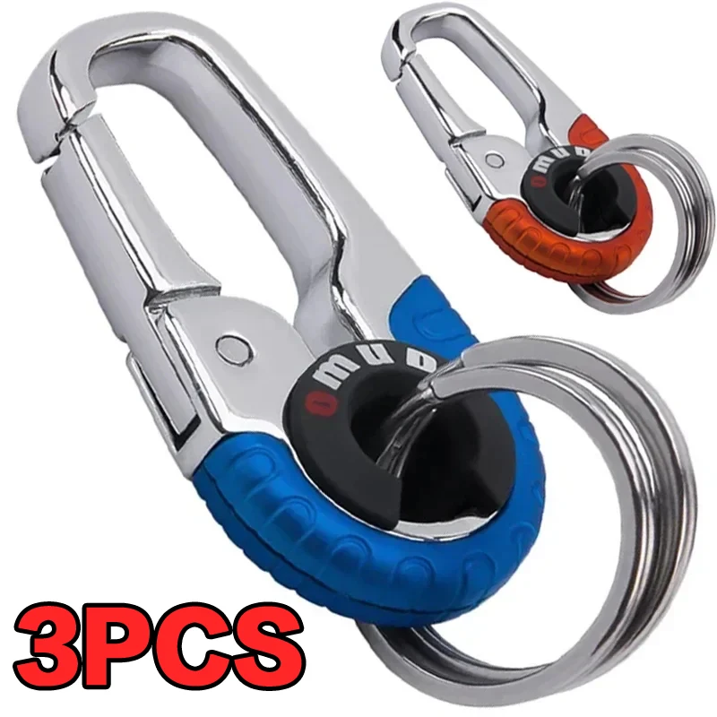 Men Accessories In Silver - Мужской брелок-карабин из нержавеющей стали, кольцо