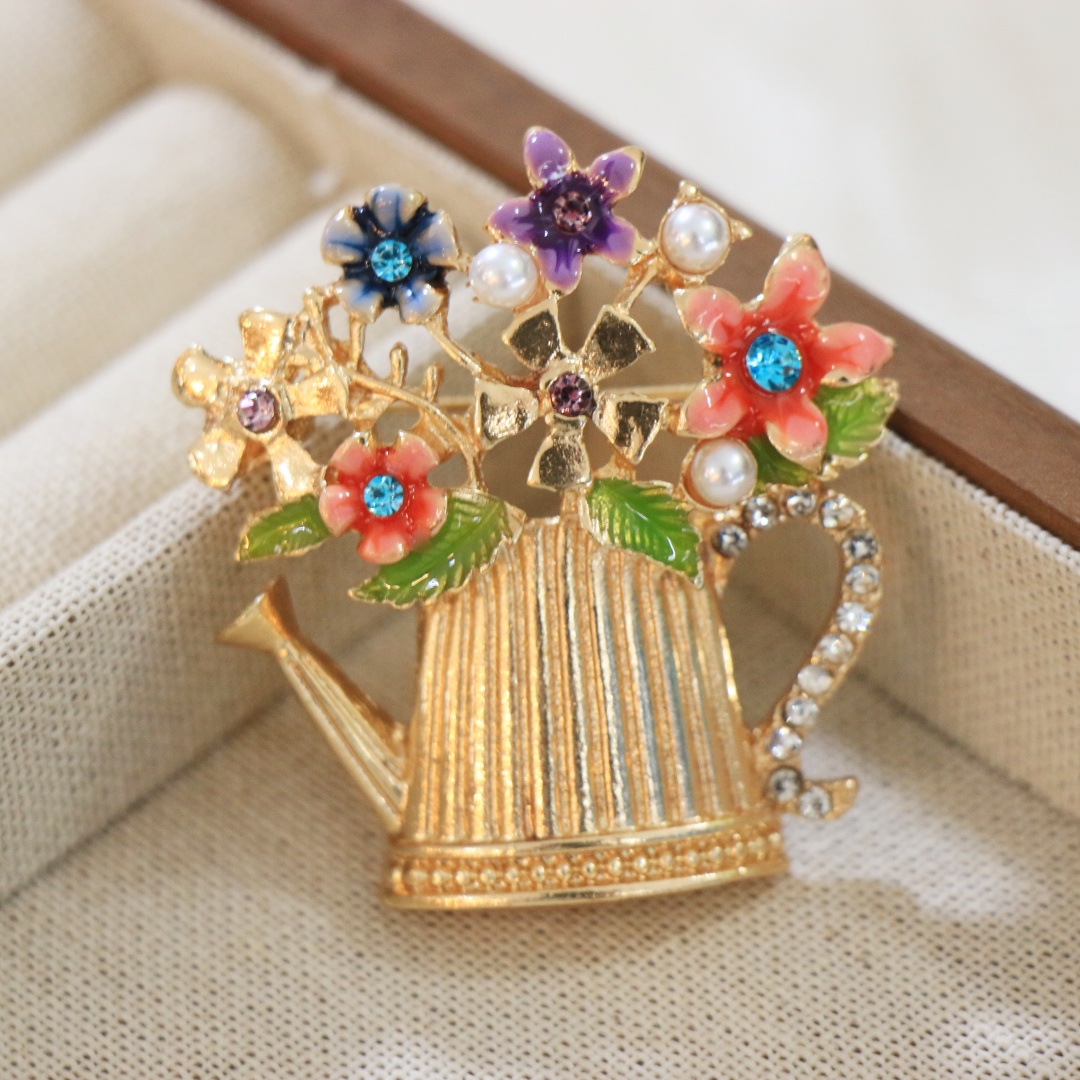 Men Accessories Bouquet - Роскошная брошь в стиле барокко с