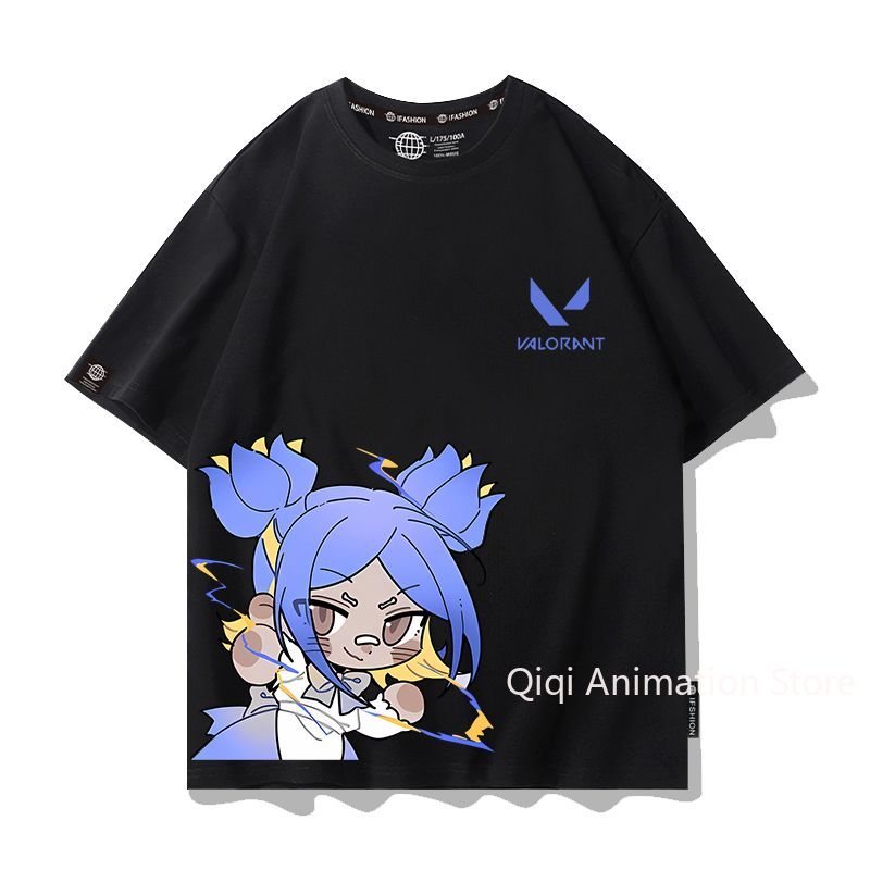 Men Accessories For Gift - Футболка с коротким рукавом VALORANT Anime