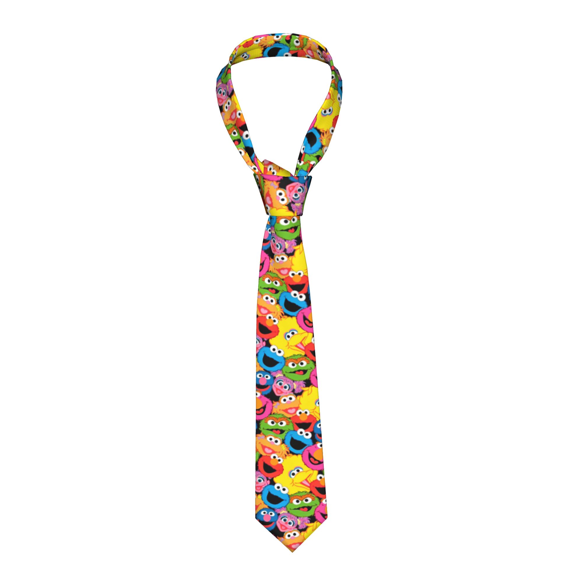 Галстук Sesames Streets Cartoo – обзор и цена Men Accessories Wedding