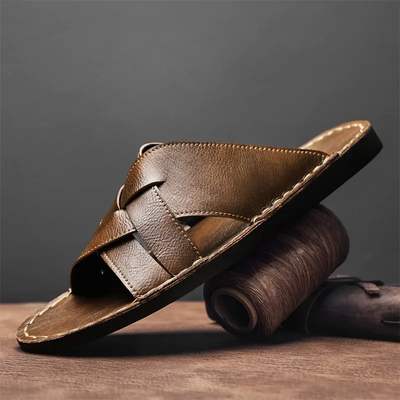 Мужские повседневные сандалии  – обзор и цена Men'S Accessories Leather