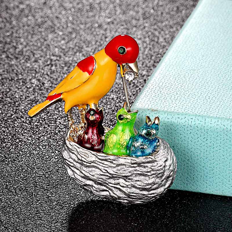 Броши-птички из эмали Zlxgirl: – обзор и цена Men Accessories Bouquet