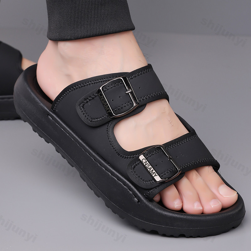 Мужские тапочки, лето 2024, ды – обзор и цена Men'S Accessories Leather