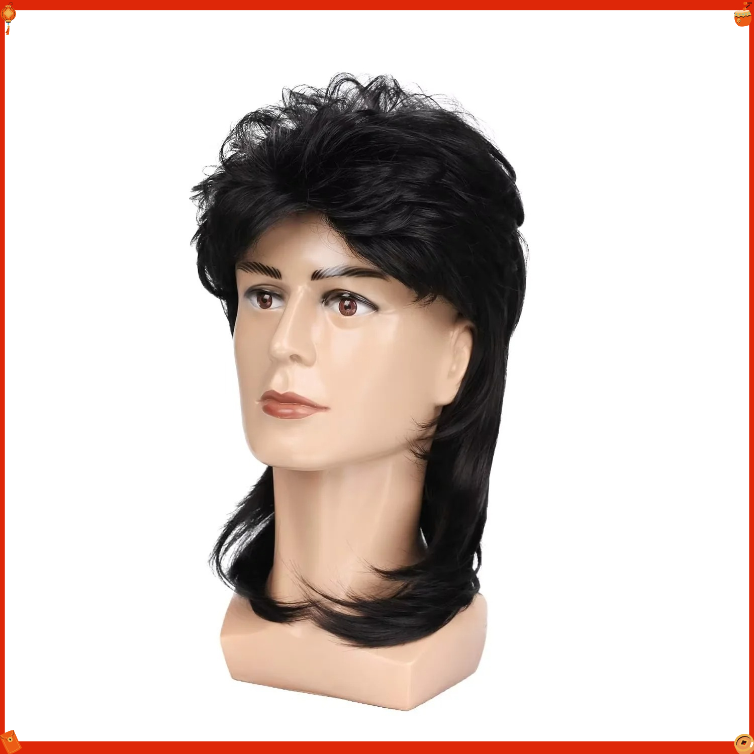 Синтетический парик-маллет для – обзор и цена Men'S Accessories In The 80S