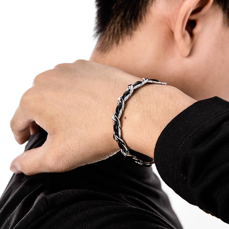 Модный кожаный браслет из тита – обзор и цена Men'S Accessories High End