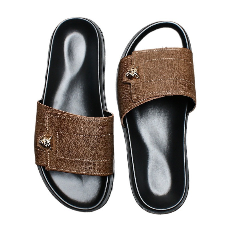 Новинка 2023 года, тапочки из  – обзор и цена Men'S Accessories Leather
