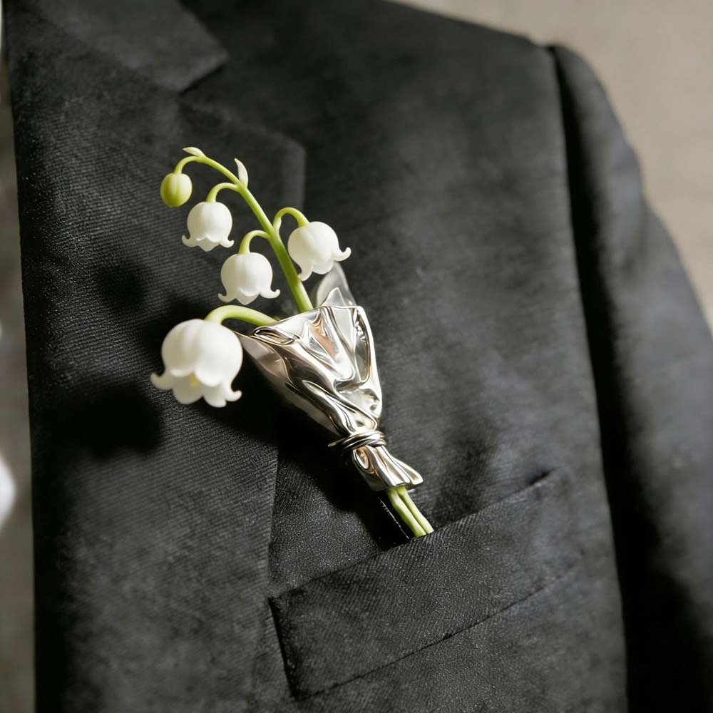 Винтажная брошь-цветок во фран – обзор и цена Men Accessories Bouquet